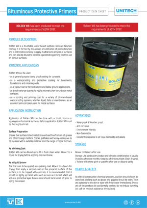 Bituminous Protective Primers