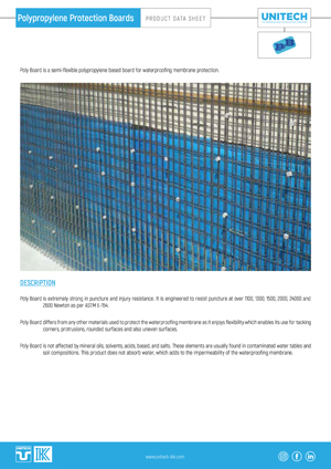 Polypropylene Protection Boards