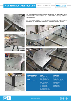 Weatherproof Cable Trunking