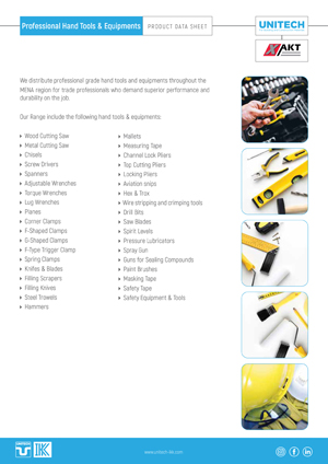 Professional Hand Tools & Equipments