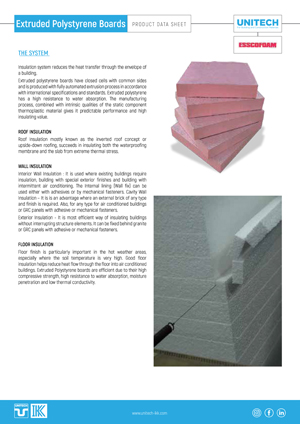 Extruded Polystyrene Thermal Insulation Boards