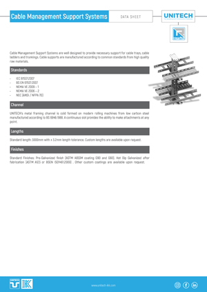 Cable Management Support Systems